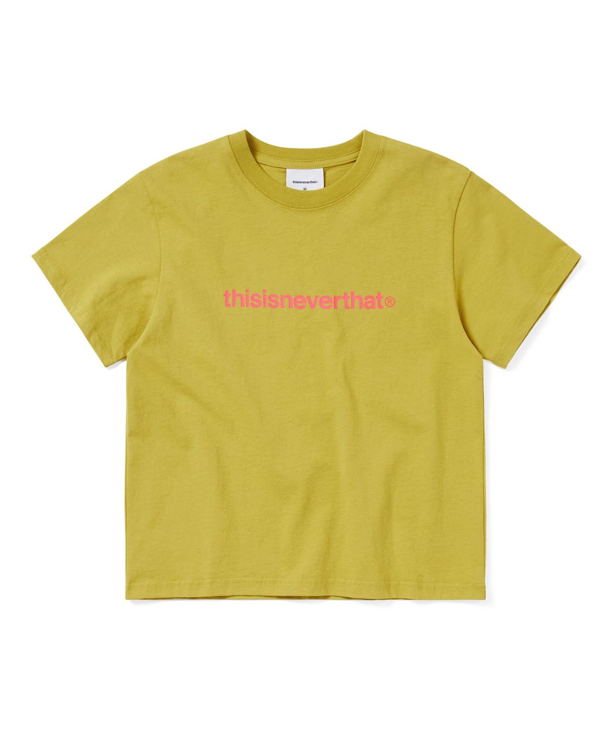 디스이즈네버댓(THISISNEVERTHAT) T-Logo W Tee Lime Green