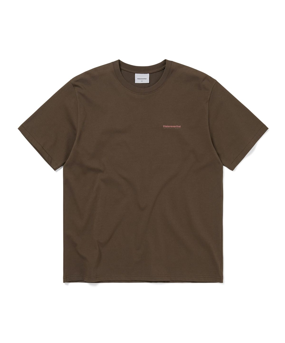 디스이즈네버댓(THISISNEVERTHAT) INTL. Logo Tee Brown