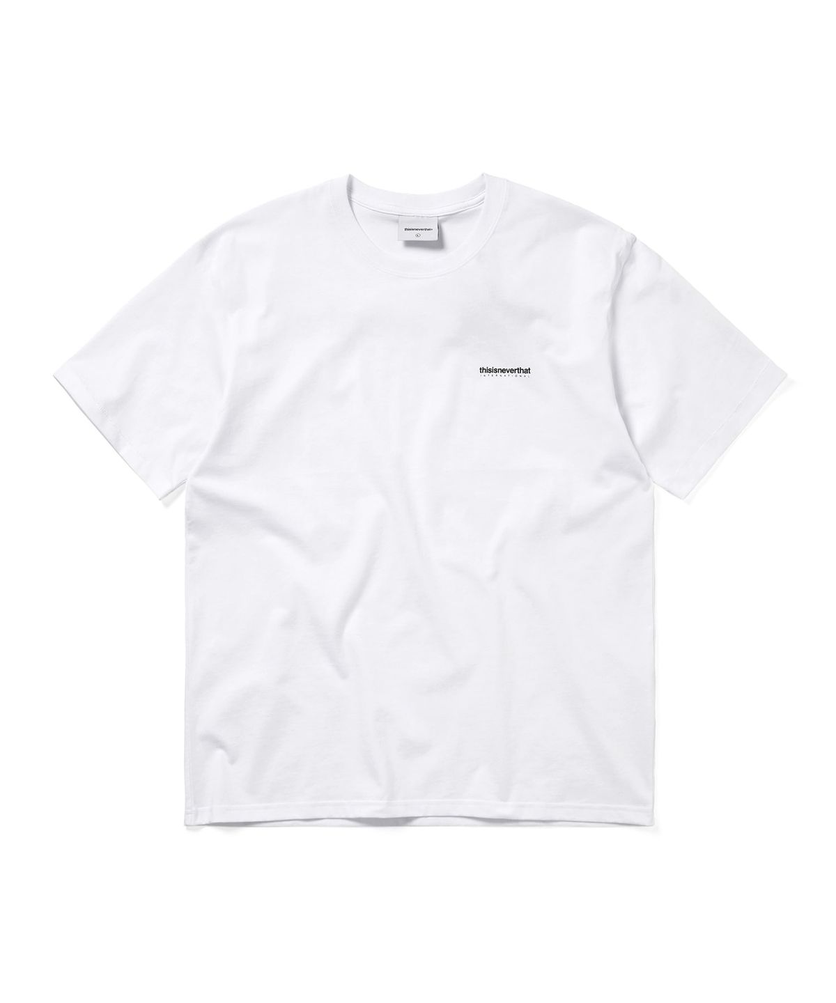 디스이즈네버댓(THISISNEVERTHAT) INTL. Logo Tee White