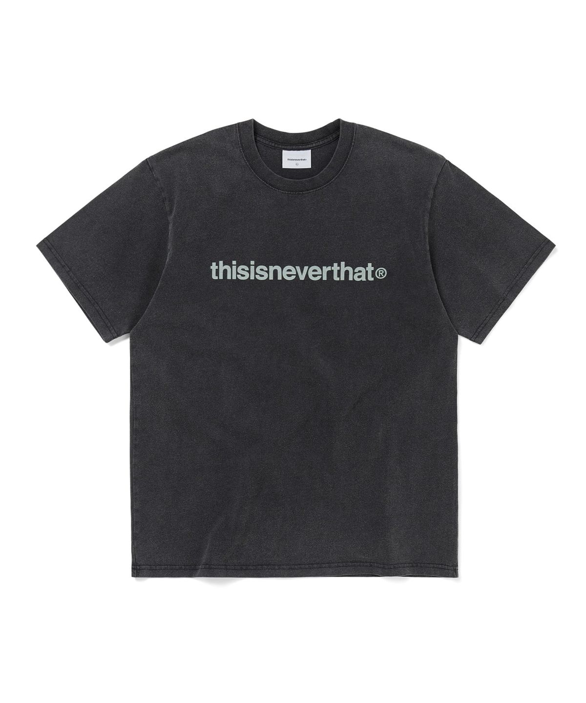 디스이즈네버댓(THISISNEVERTHAT) T-Logo Tee Washed Black