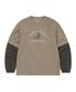 Layered L/S Tee Desert Grey