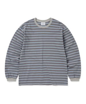 Striped L/S Tee Brown