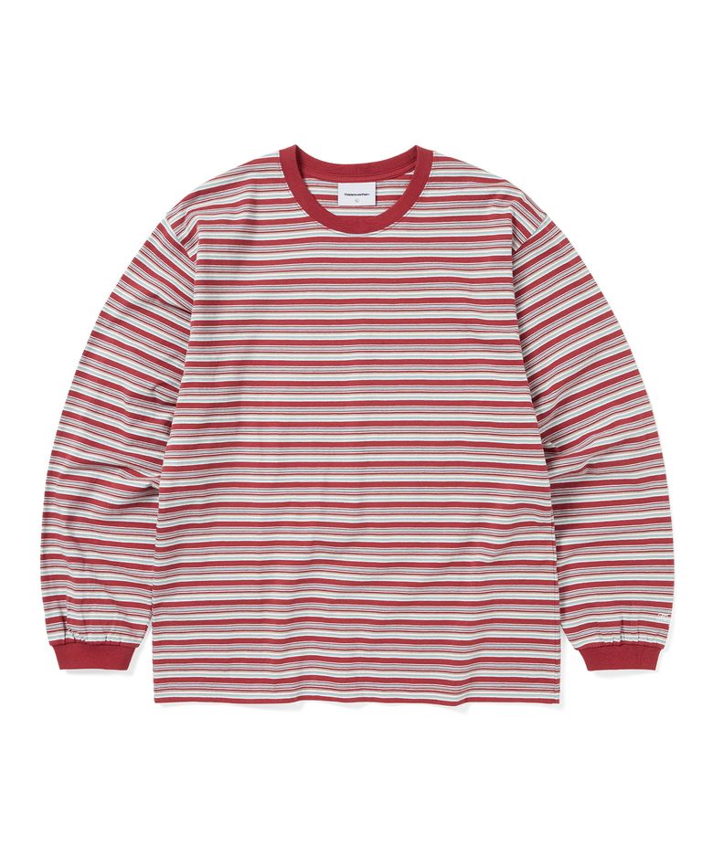 Striped L/S Tee Red