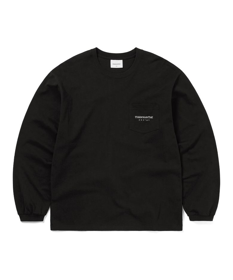 L-Logo Pocket L/S Tee Black