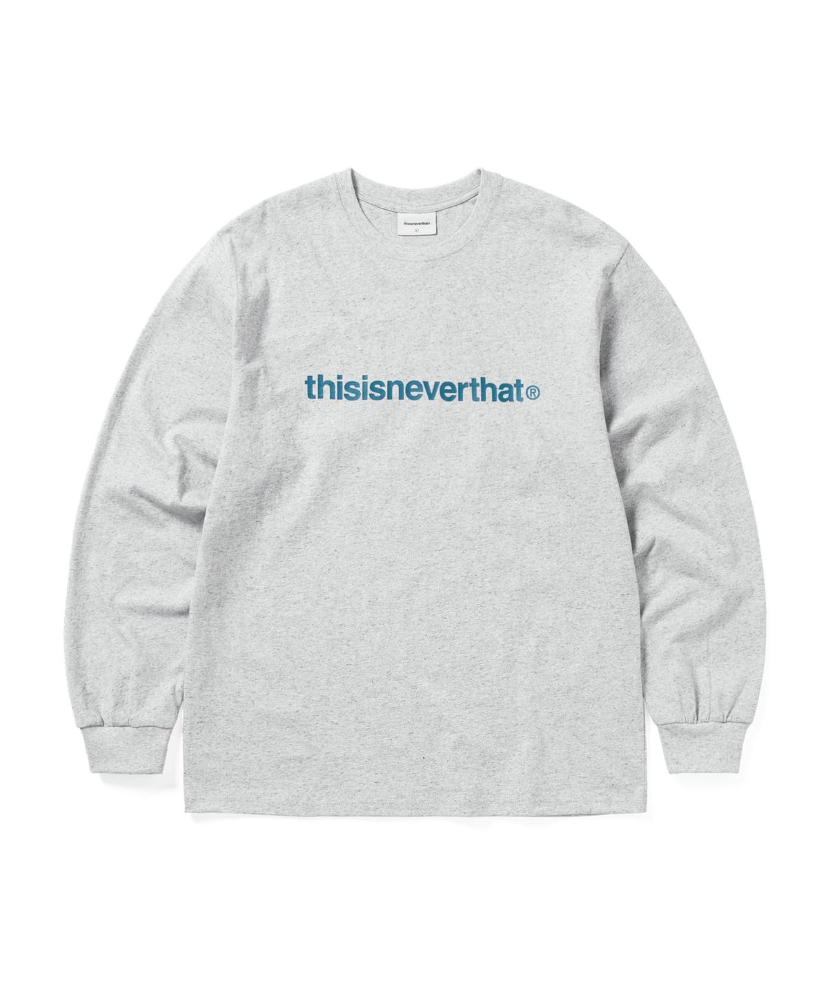 디스이즈네버댓(THISISNEVERTHAT) T-Logo L/S Tee Heather Grey
