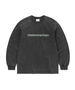 T-Logo L/S Tee Washed Black