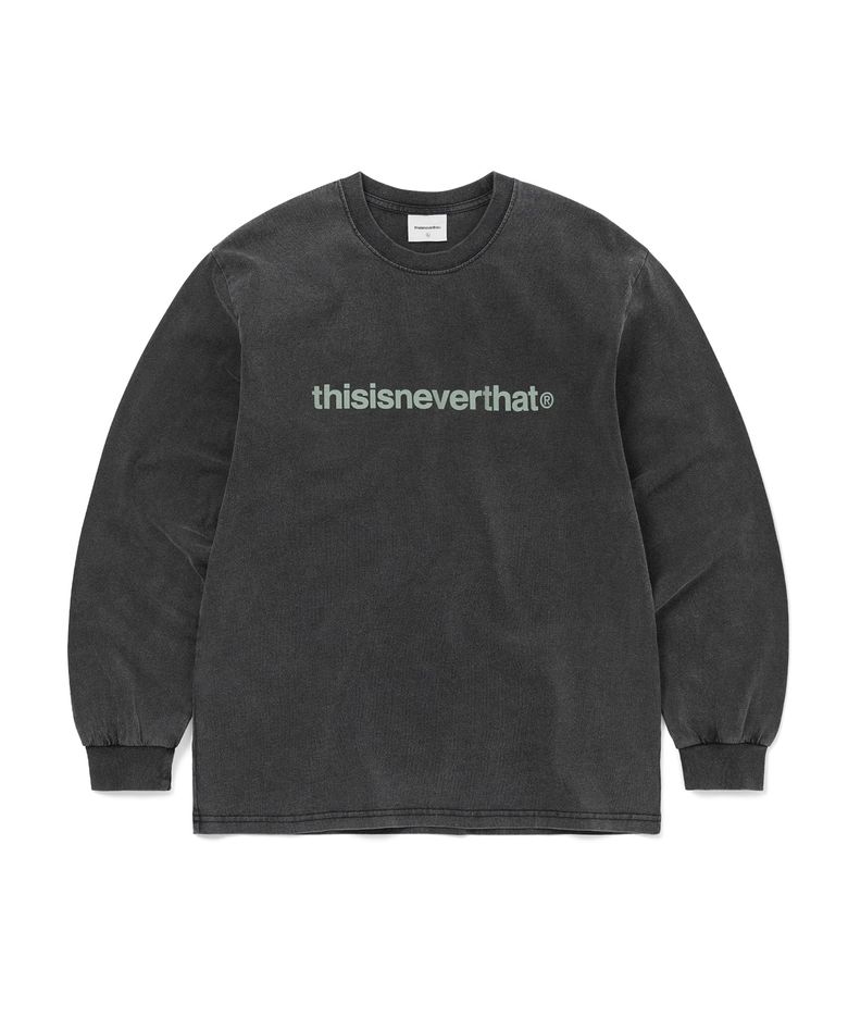 T-Logo L/S Tee Washed Black