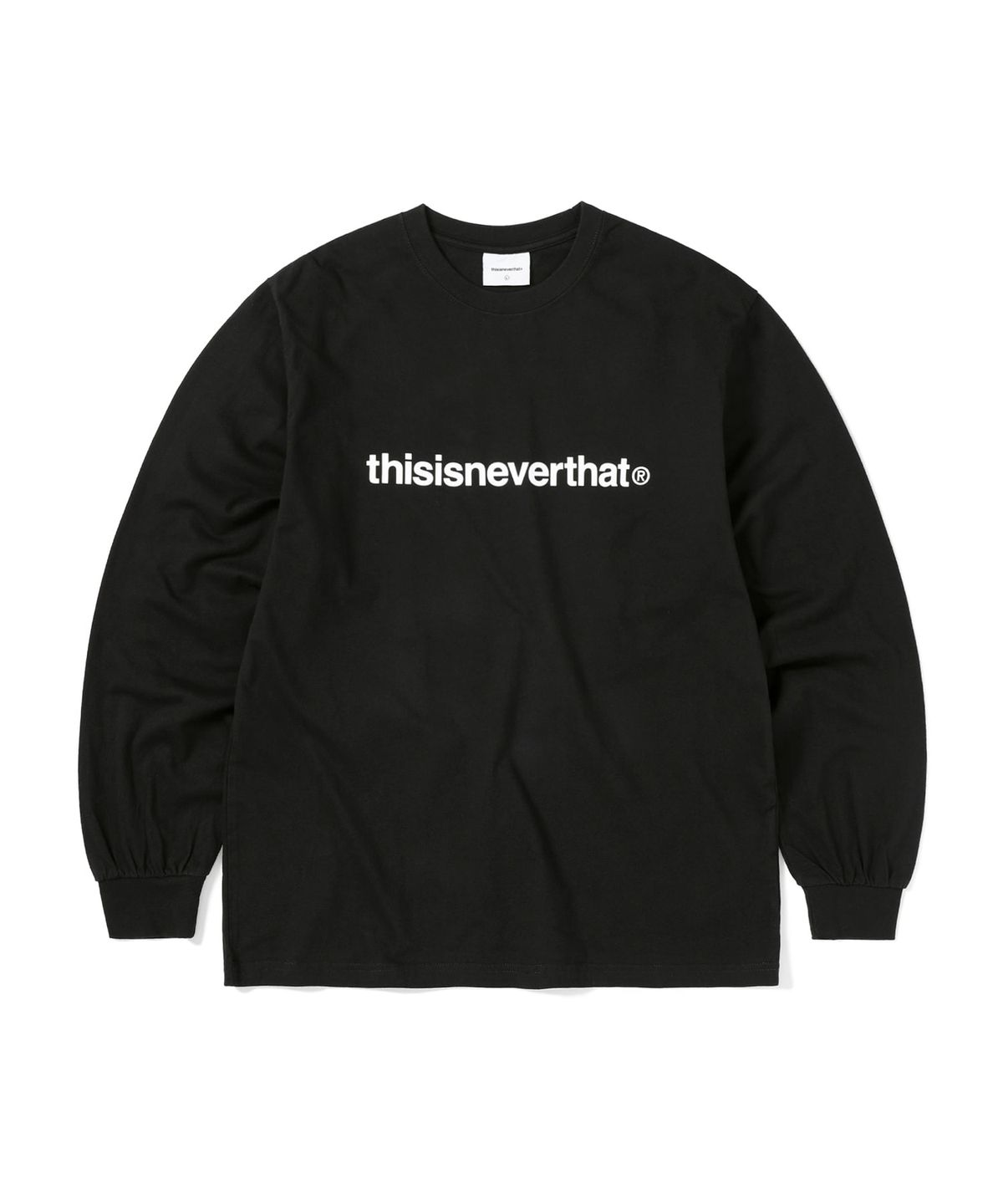 디스이즈네버댓(THISISNEVERTHAT) T-Logo L/S Tee Black