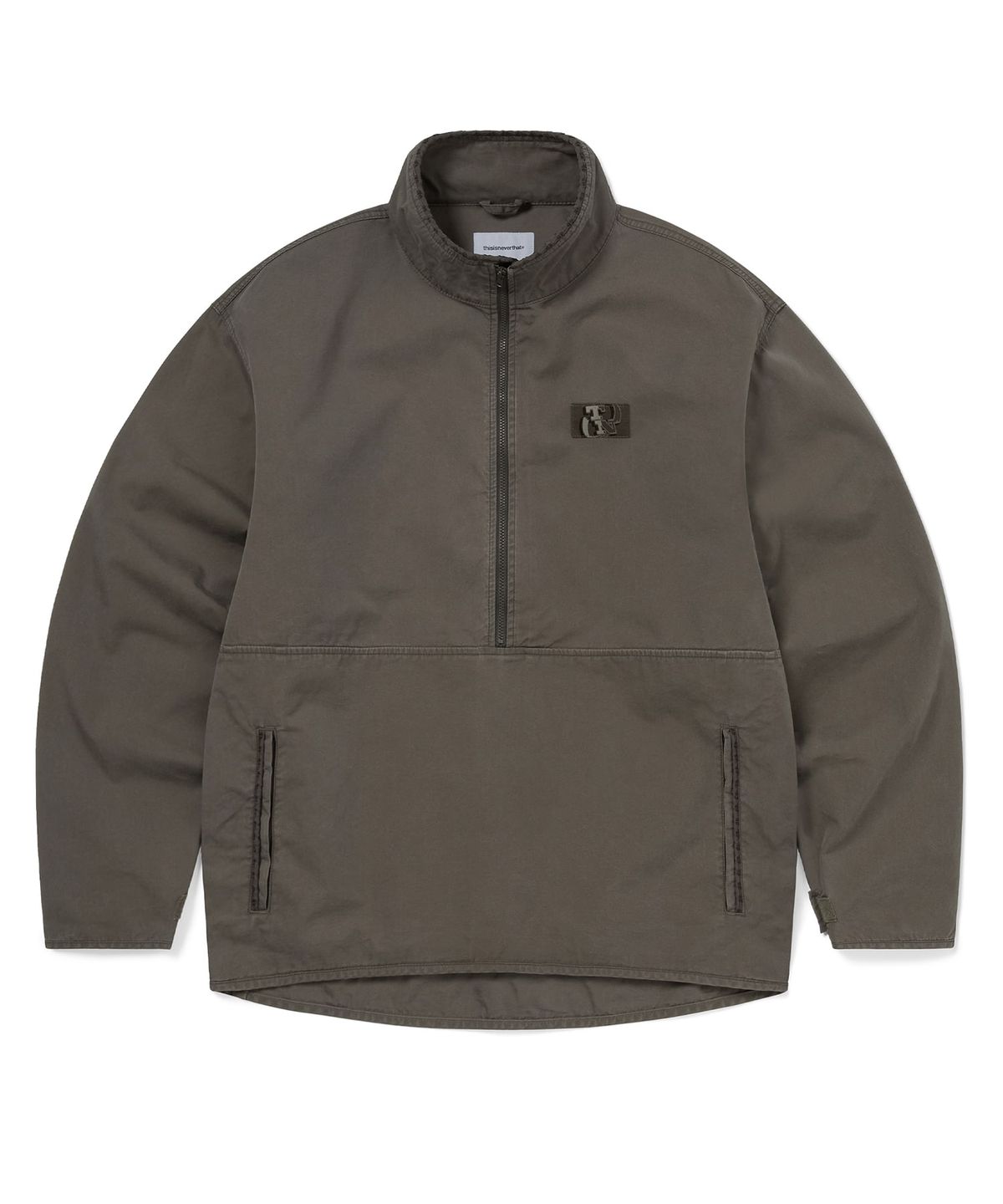 디스이즈네버댓(THISISNEVERTHAT) Piping Easy Pullover Charcoal