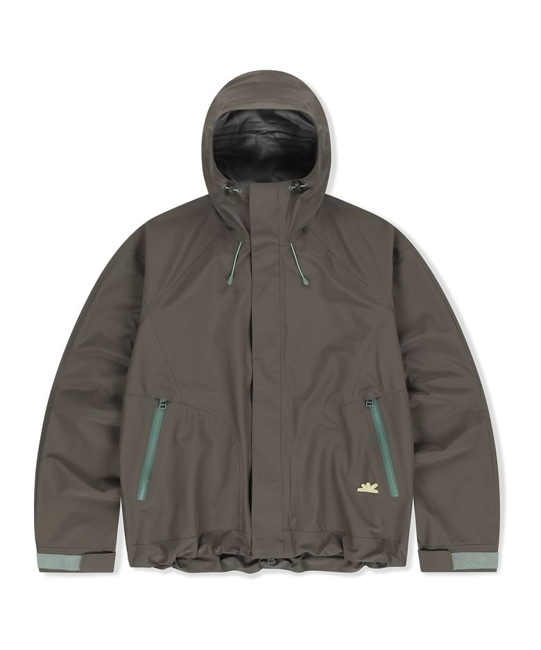 PERTEX® 3L Glen Shell Jacket Brown