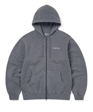 INTL. Logo Zip Up Hoodie Ink