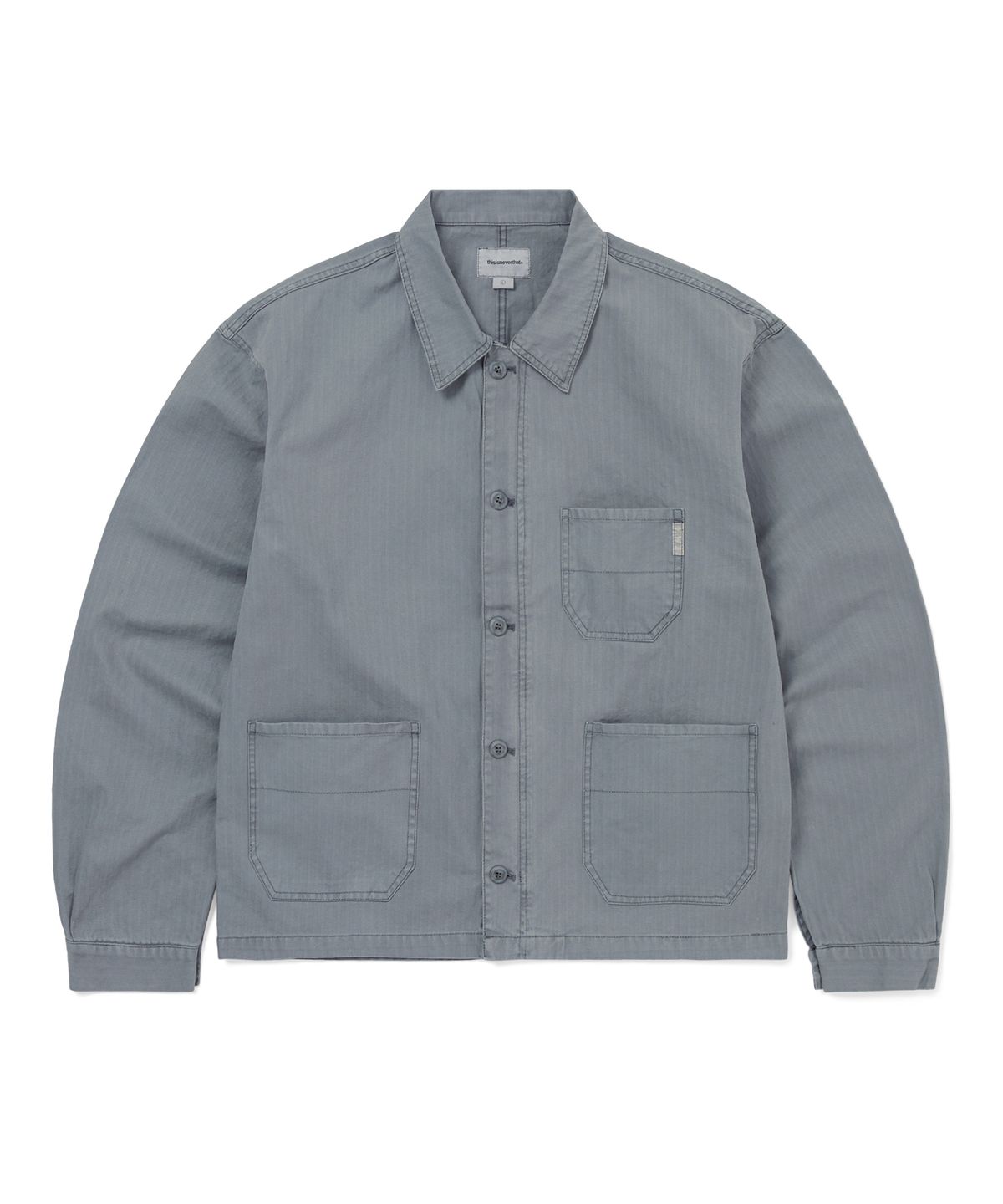 디스이즈네버댓(THISISNEVERTHAT) HBT Washed Jacket Blue