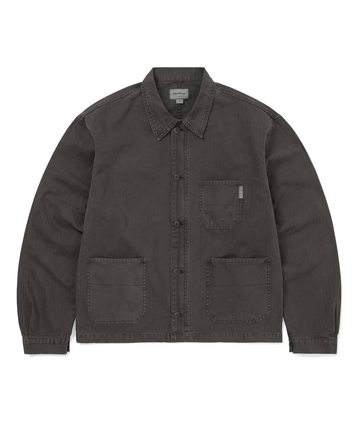 디스이즈네버댓(THISISNEVERTHAT) HBT Washed Jacket Charcoal