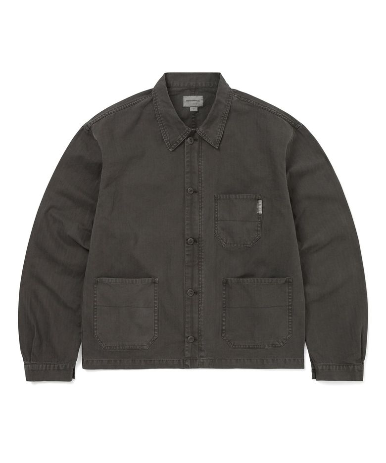 HBT Washed Jacket Charcoal