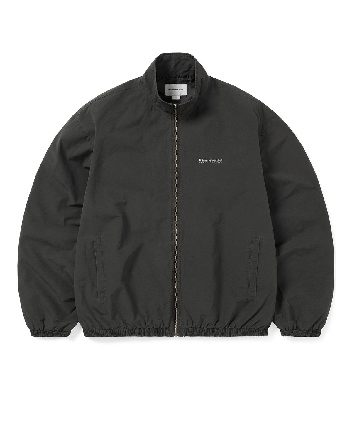 디스이즈네버댓(THISISNEVERTHAT) Washed INTL Team Jacket Black