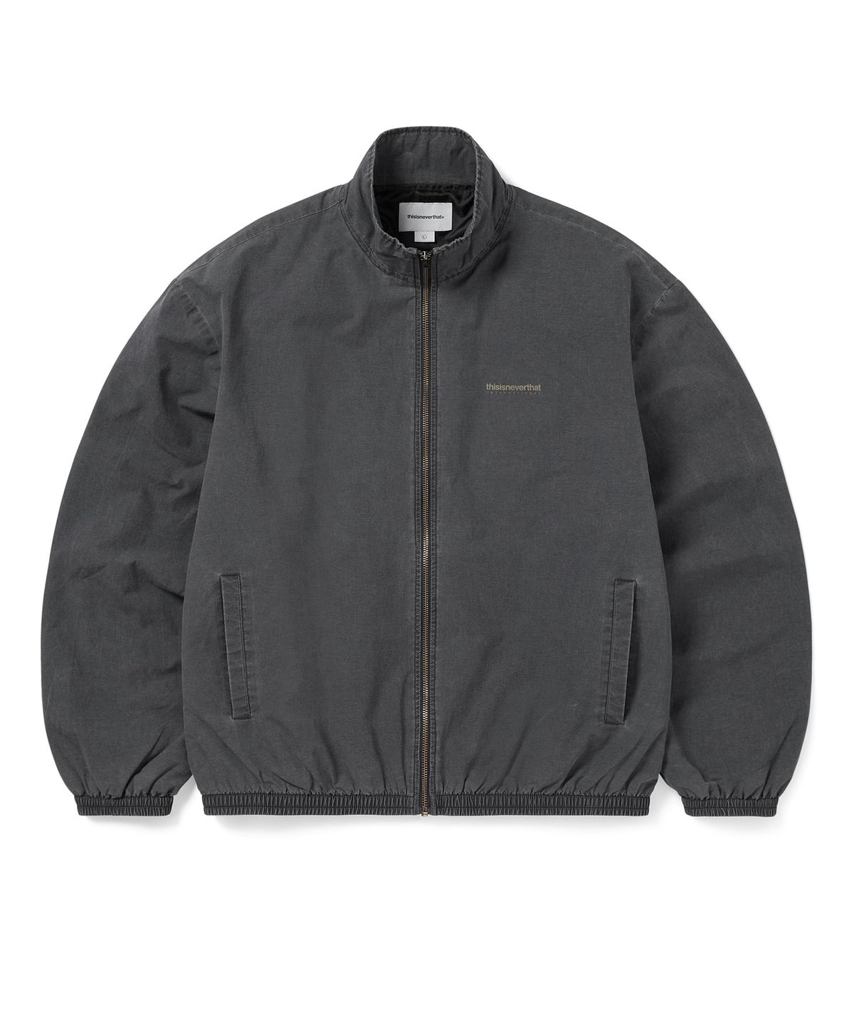디스이즈네버댓(THISISNEVERTHAT) Washed INTL Team Jacket Navy