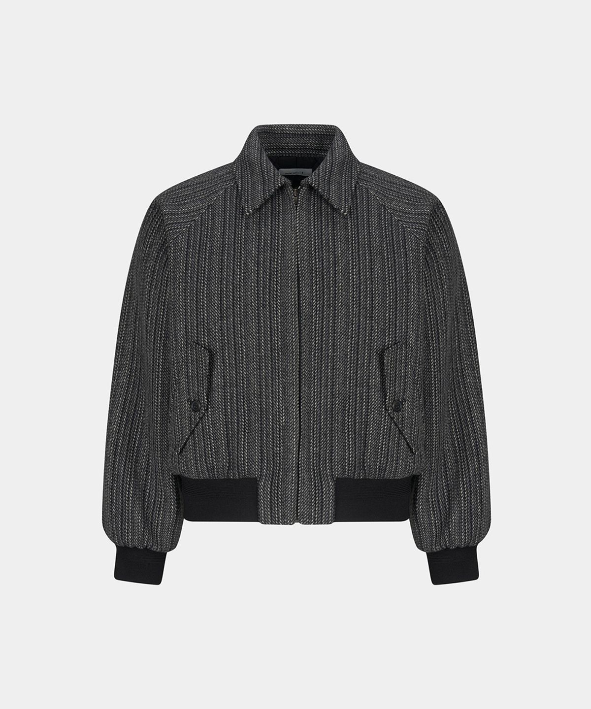 노이스(NOICE) HARRINGTON ENGLISH HERRINGBONE BLOUSON - CHARCOAL