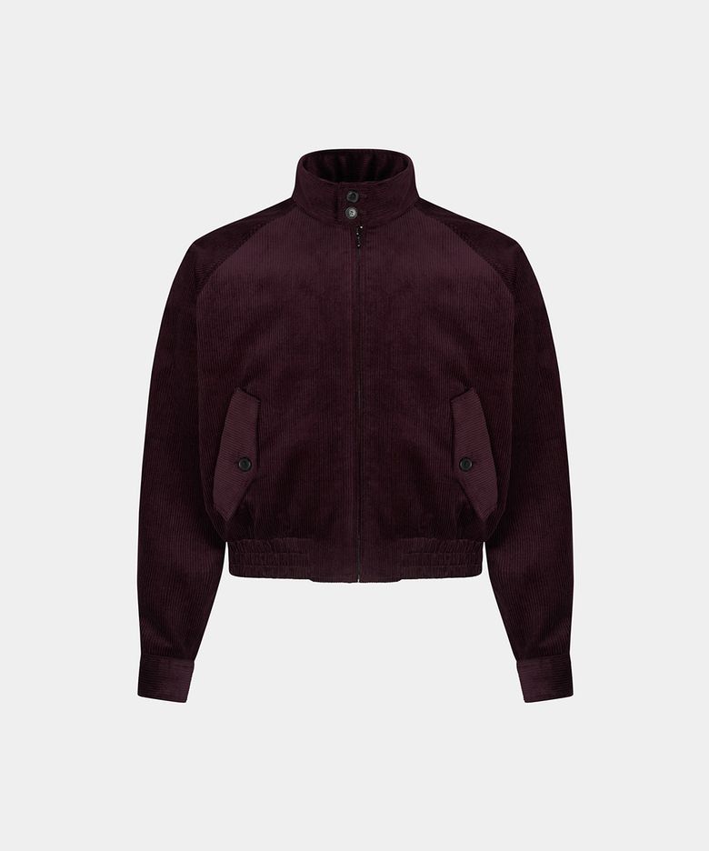 HARRINGTON ENGLISH COUDUROY BLOUSON - WINE