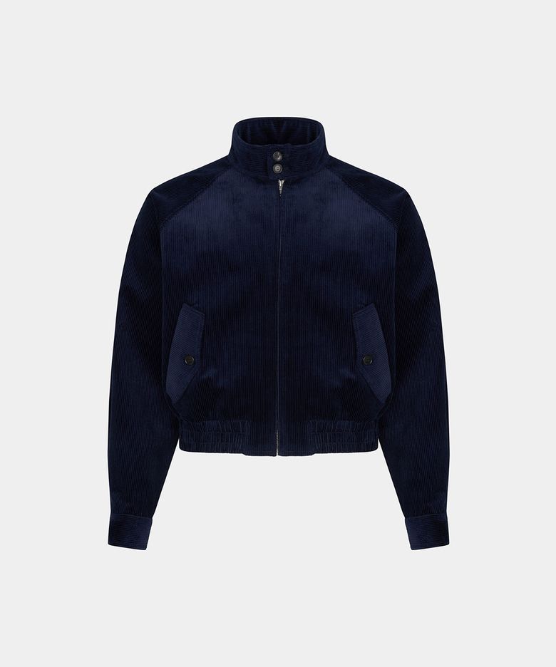 HARRINGTON ENGLISH COUDUROY BLOUSON - NAVY