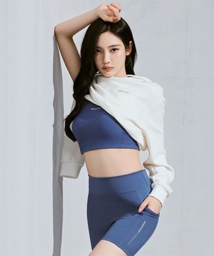 여성 러닝 브라탑 (L/INDIGO)