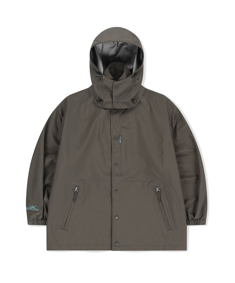 PERTEX® 3L Coach Jacket Brown