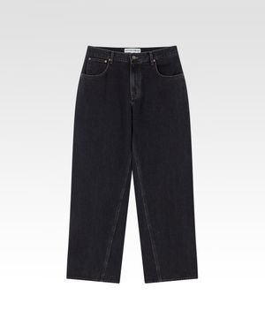 리컬렉션 트위스트 데님 진스 블랙