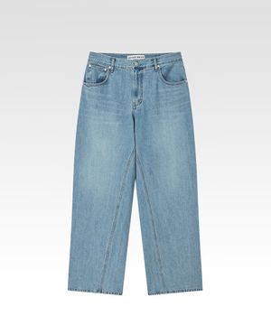 리컬렉션 트위스트 데님 진스 라이트 인디고