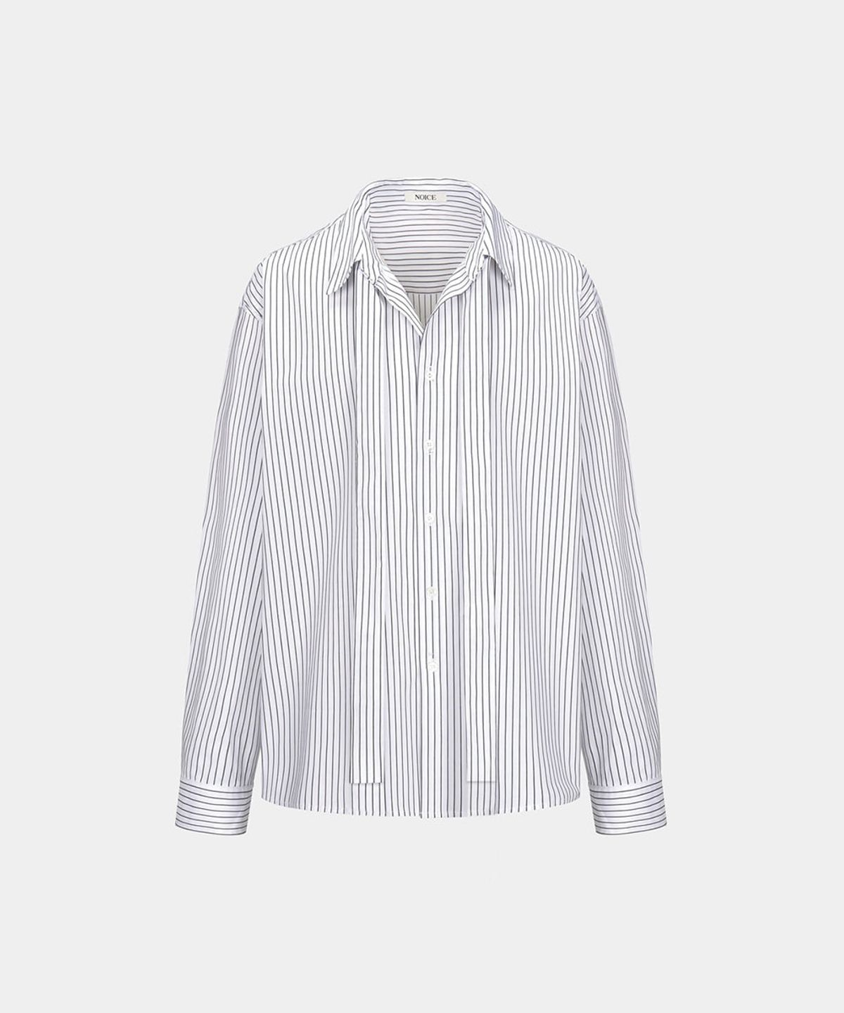 노이스(NOICE) 3-WAY SCARF SHIRT STRIPE - STRIPE