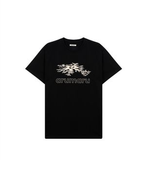 그래픽 반팔 티셔츠_블랙