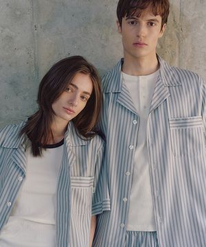 [uni] 클래식 미스티 반팔 파자마 셋업