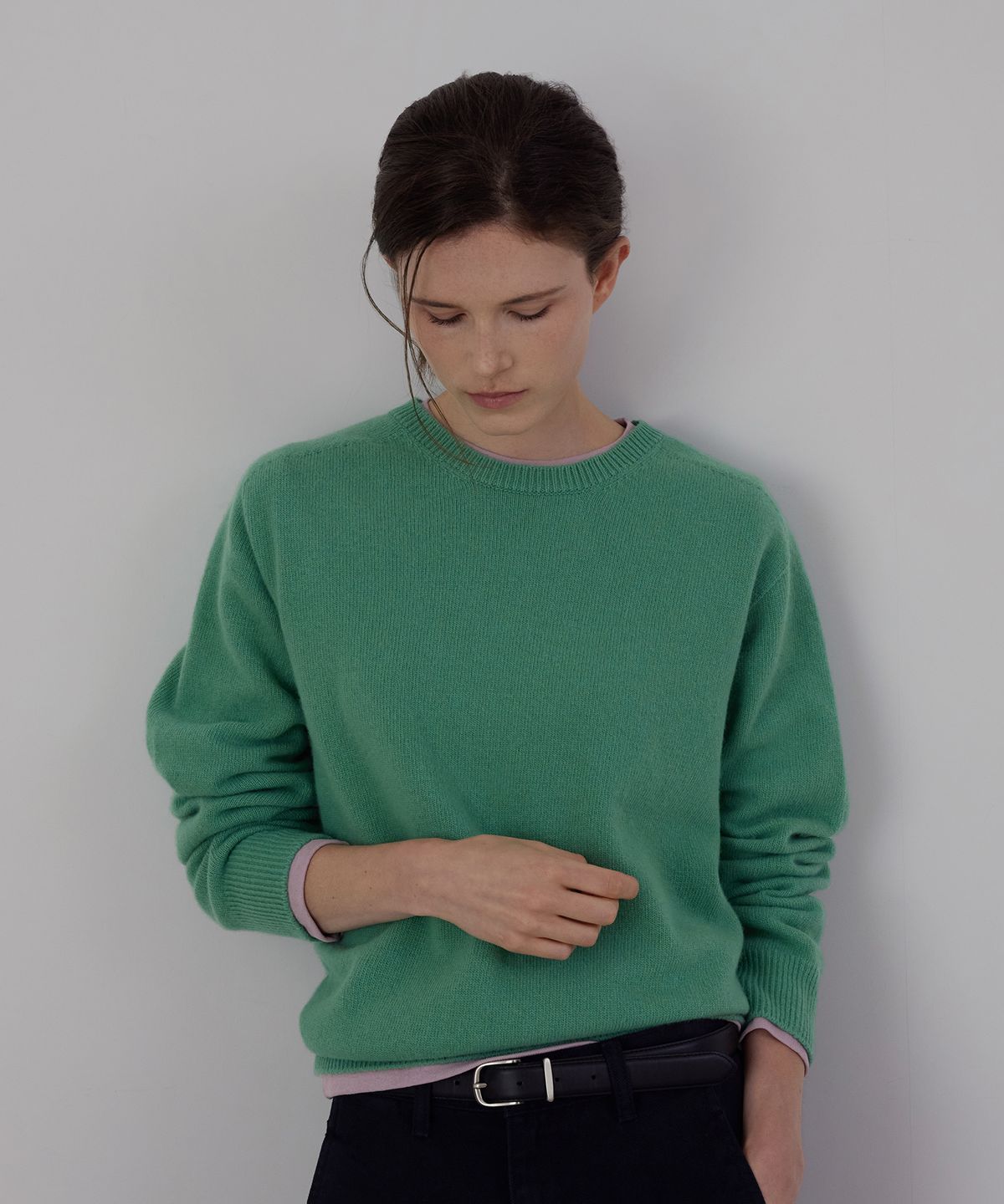 퀸스래빗(Q'SRB) Cloud Wool Crewneck Knit