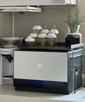 폴레드 픽셀 UVC LED 자연건조 유아 젖병소독기 다크그레이 바디