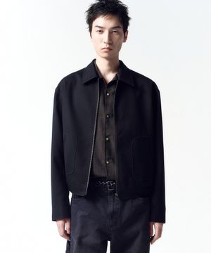 울 드리즐러 블루종 BLACK