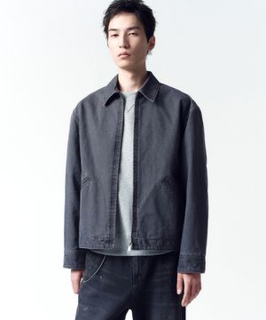 덕 코튼 워크 자켓 FADED GREY