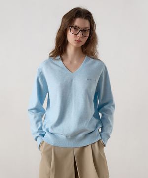 [26SS Ver.] 솔리드 코어 V넥 니트_Soda