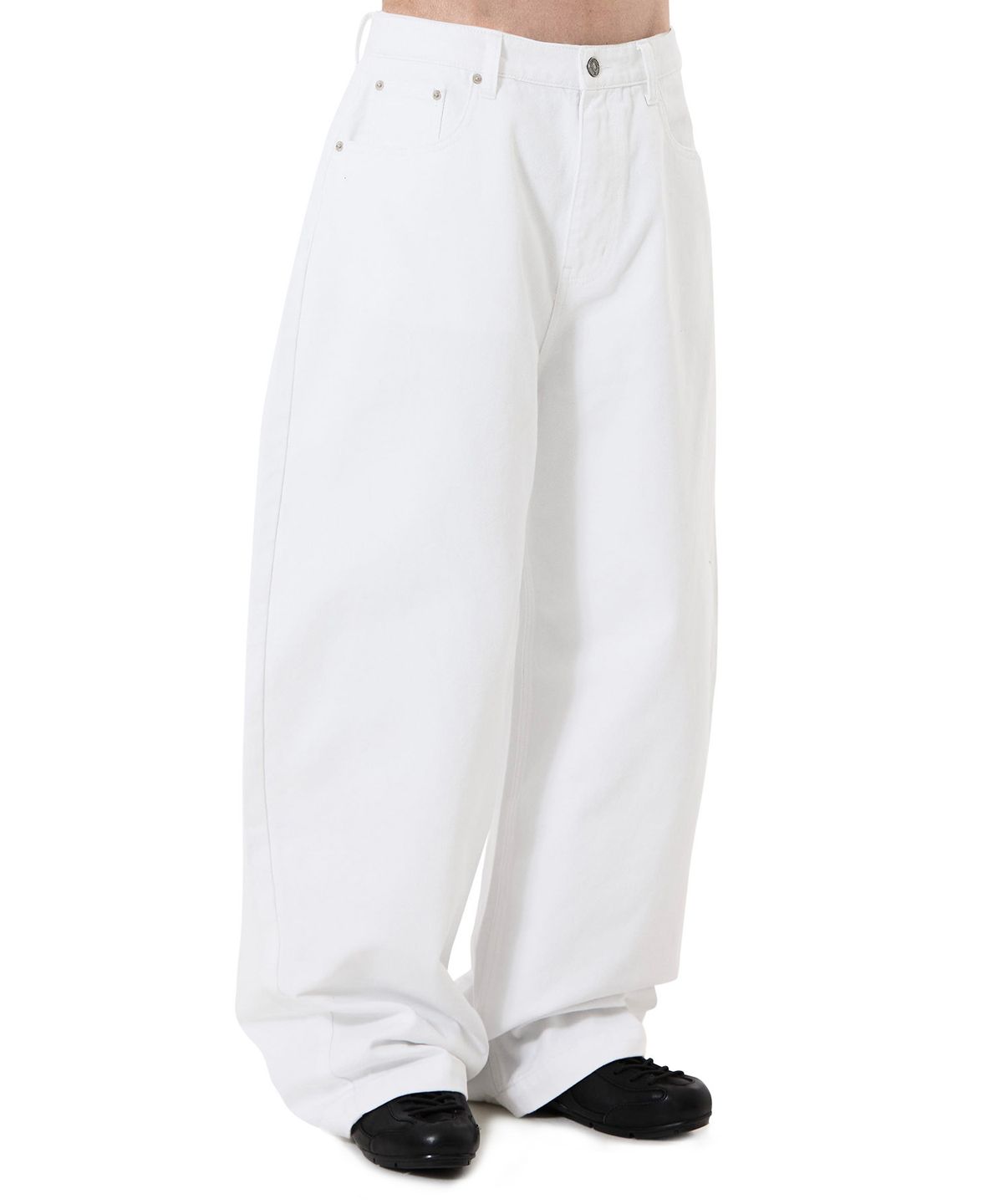 오픈야드(오와이)(OPENYARD(OY)) WIDE VOLUME PANTS - WHITE