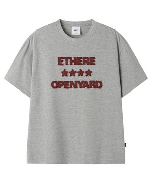 FRAYED EDGE TEE - MELANGE