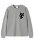 LOGO PATCH L/S TEE - MELANGE