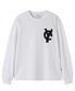 LOGO PATCH L/S TEE - WHITE