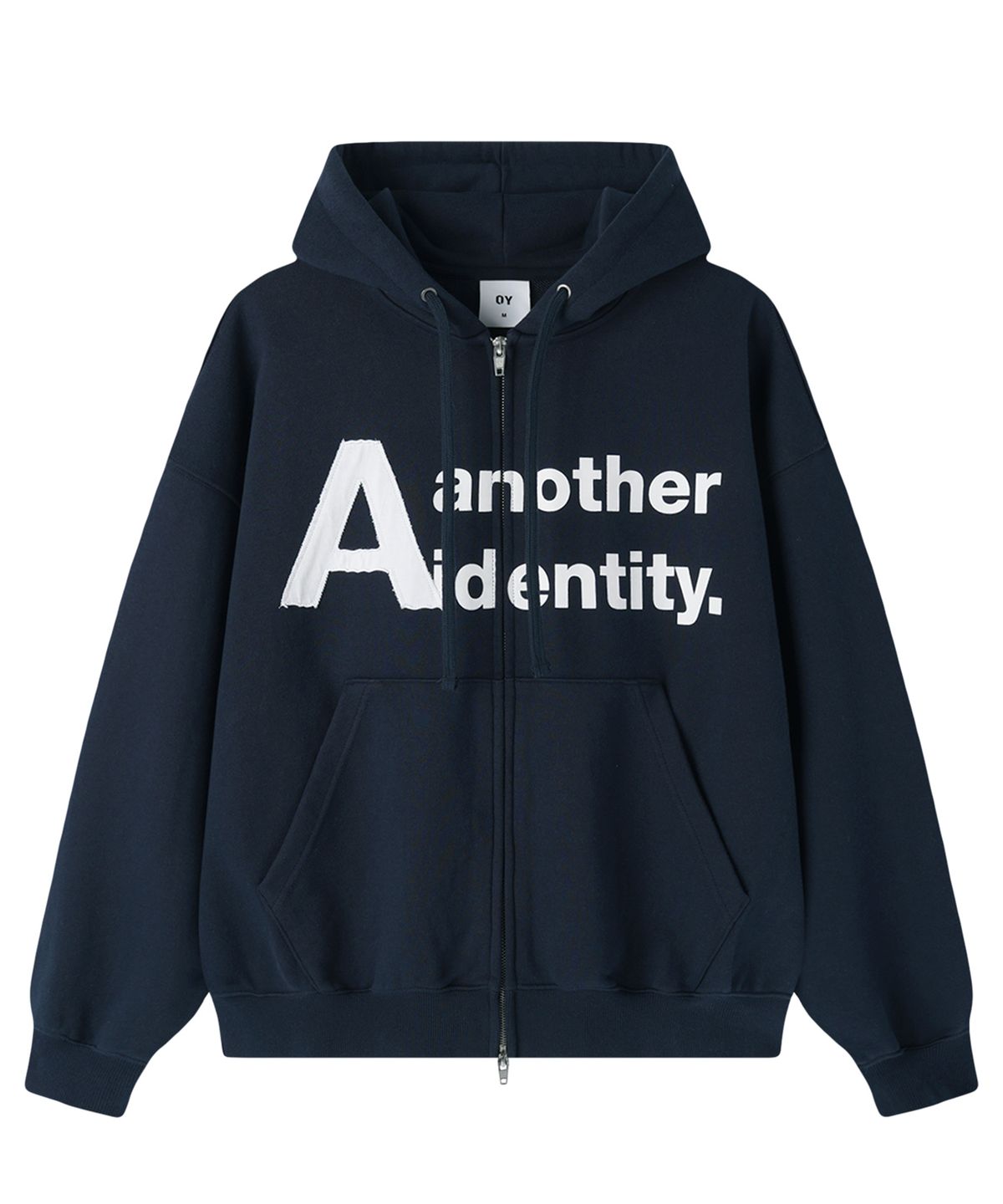 오픈야드(오와이)(OPENYARD(OY)) A IDENTITY HOODIE ZIP UP - NAVY