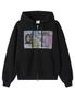 FAKE LICENSE HOODIE ZIP UP - BLACK