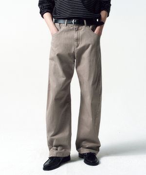 엔지니어핏 데님 팬츠 BEIGE