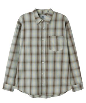 FADEOUT CHECK SHIRT - BEIGE