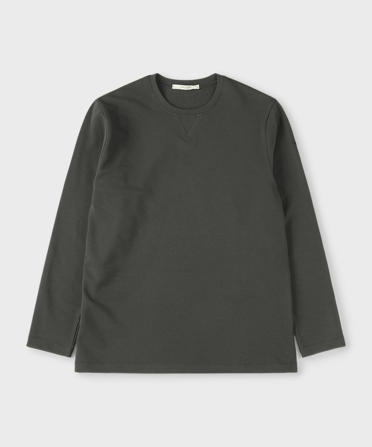 빠니깔레(PANICALE) 차콜 소프트 기모 로고 티셔츠