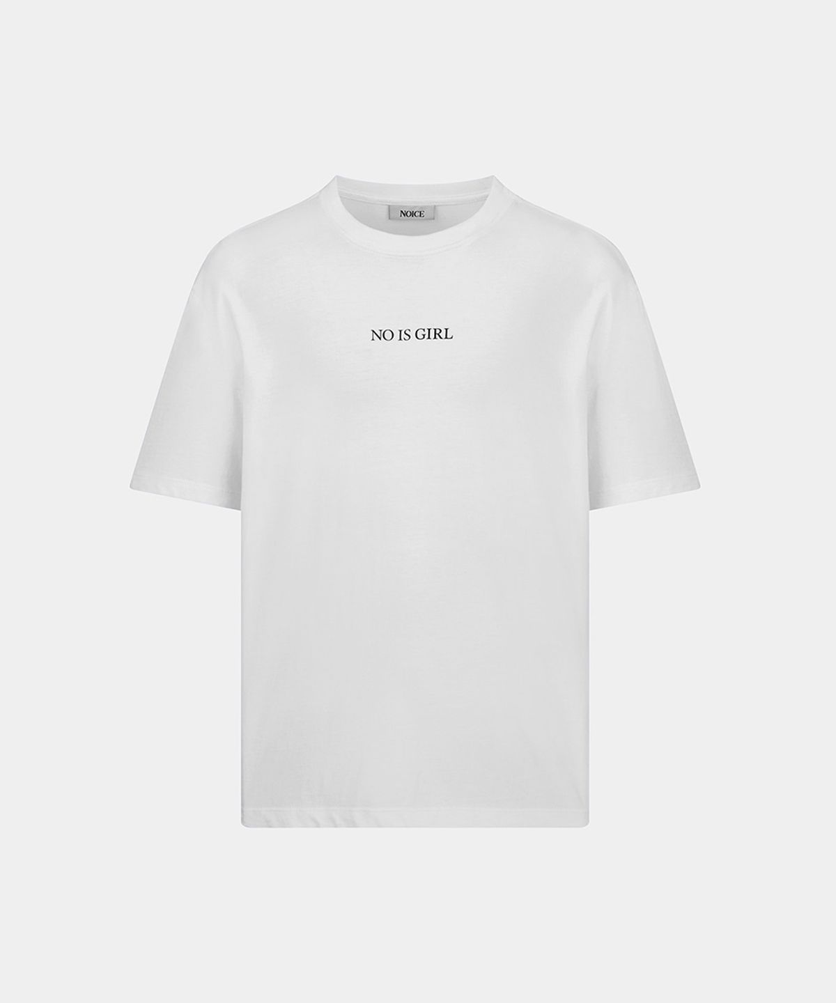 노이스(NOICE) M NO IS GIRL T-SHIRT - OFF WHITE