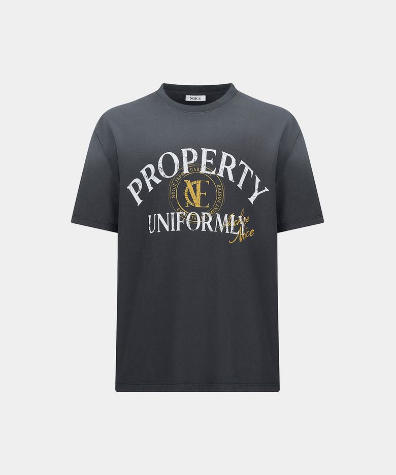 M PROPERTY EMBLEM T-SHIRT - DARK GRAY