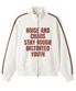 NOISE CHAOS TRACK JACKET - WHITE