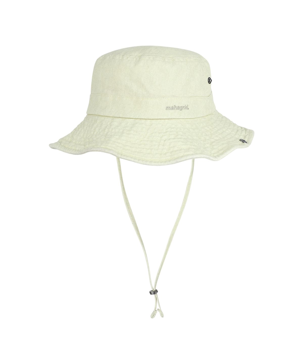 마하그리드(MAHAGRID) WASHED SAFARI BUCKET HAT YELLOW(MG2GSMAB21A)