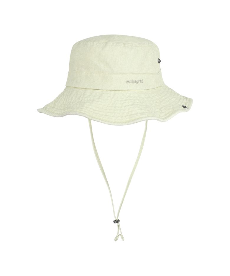 WASHED SAFARI BUCKET HAT YELLOW(MG2GSMAB21A)