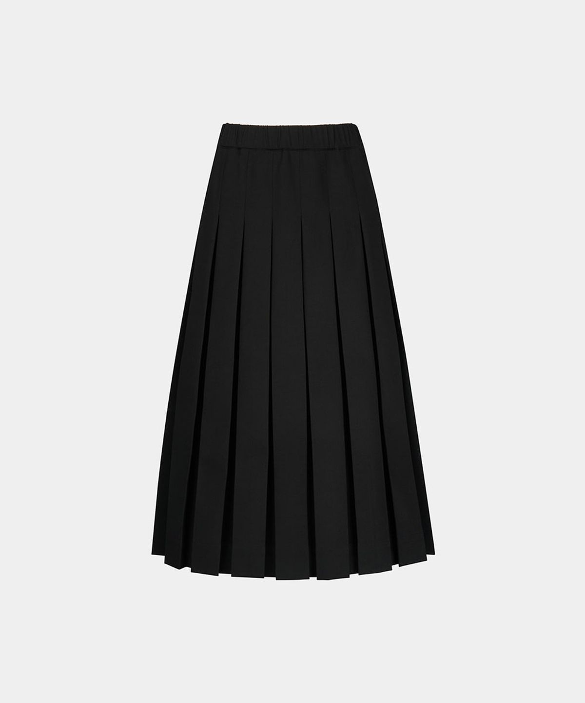 노이스(NOICE) W PLEATED MIDI SKIRT - BLACK